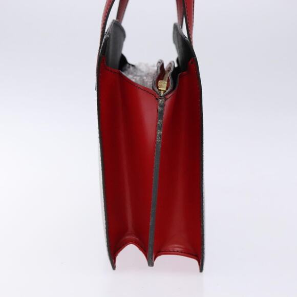 LOUIS VUITTON Epi Bicolor Varenne Hand Bag Black Red M52387 - Picture 3 of 16